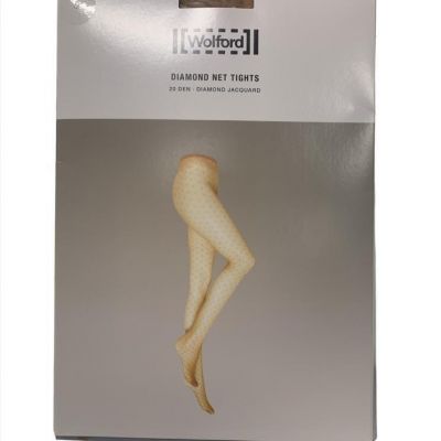 Wolford HONEY Diamond Net Tights, US Medium